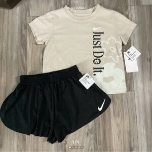 Nike girls Shorts Set size 6(NWT) ~PRICE IS FIRM, NO OFFERS~